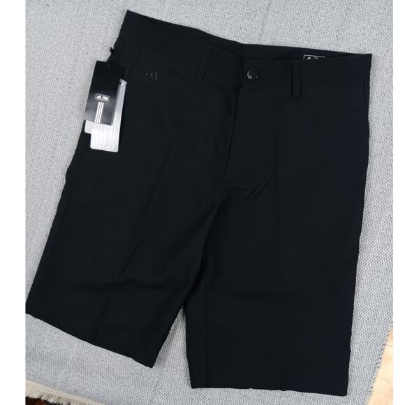 Adidas Climalite Performance Stretch Shorts Mens 30X10 Black Golf Athletic - Picture 3 of 16